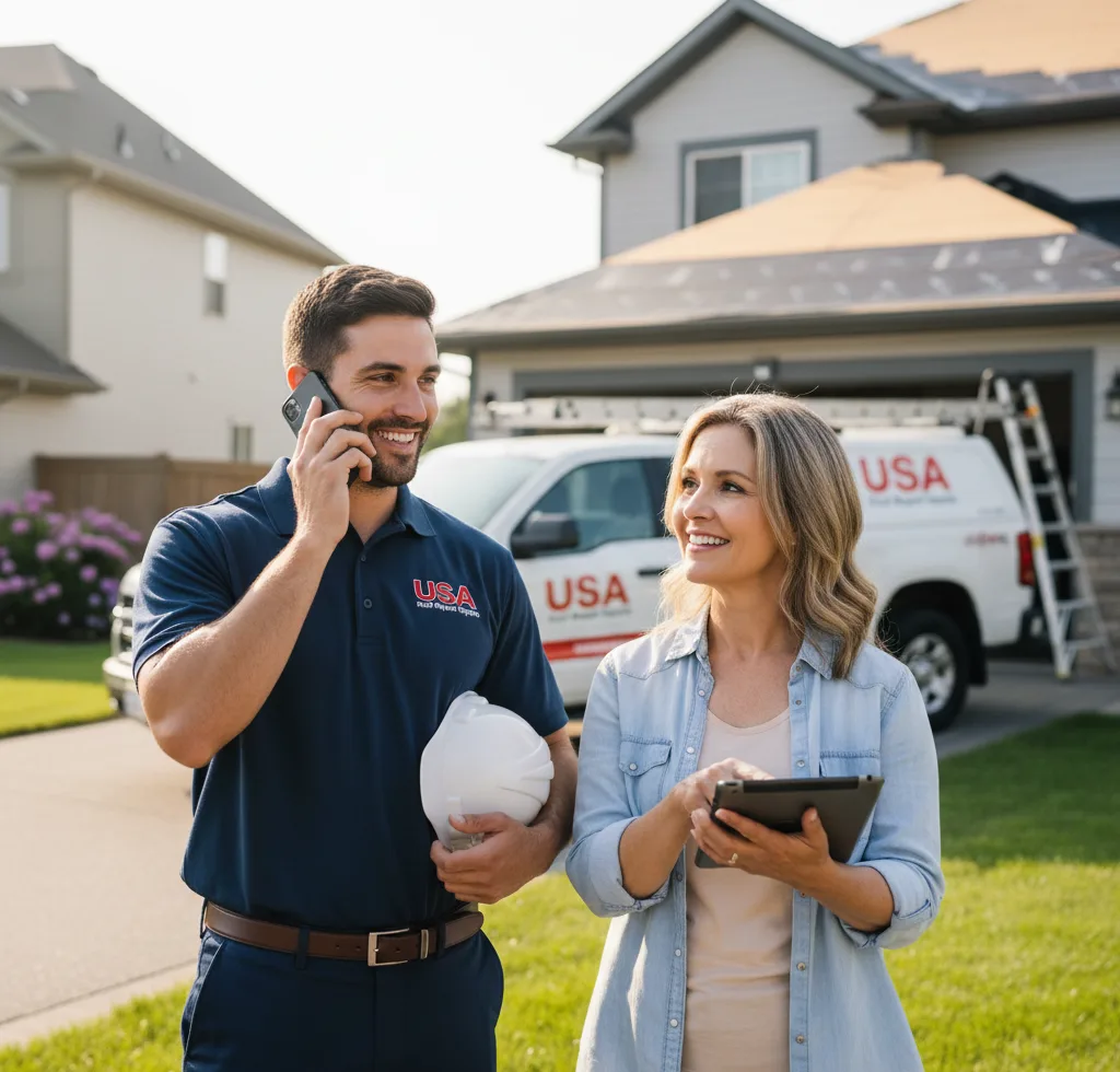 USA Roof Repair Experts customer support in Walkertown